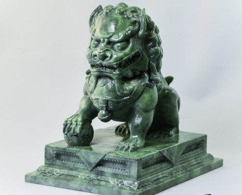 Guardian Lion Statue - ProJet 660Pro - Objex Unlimited